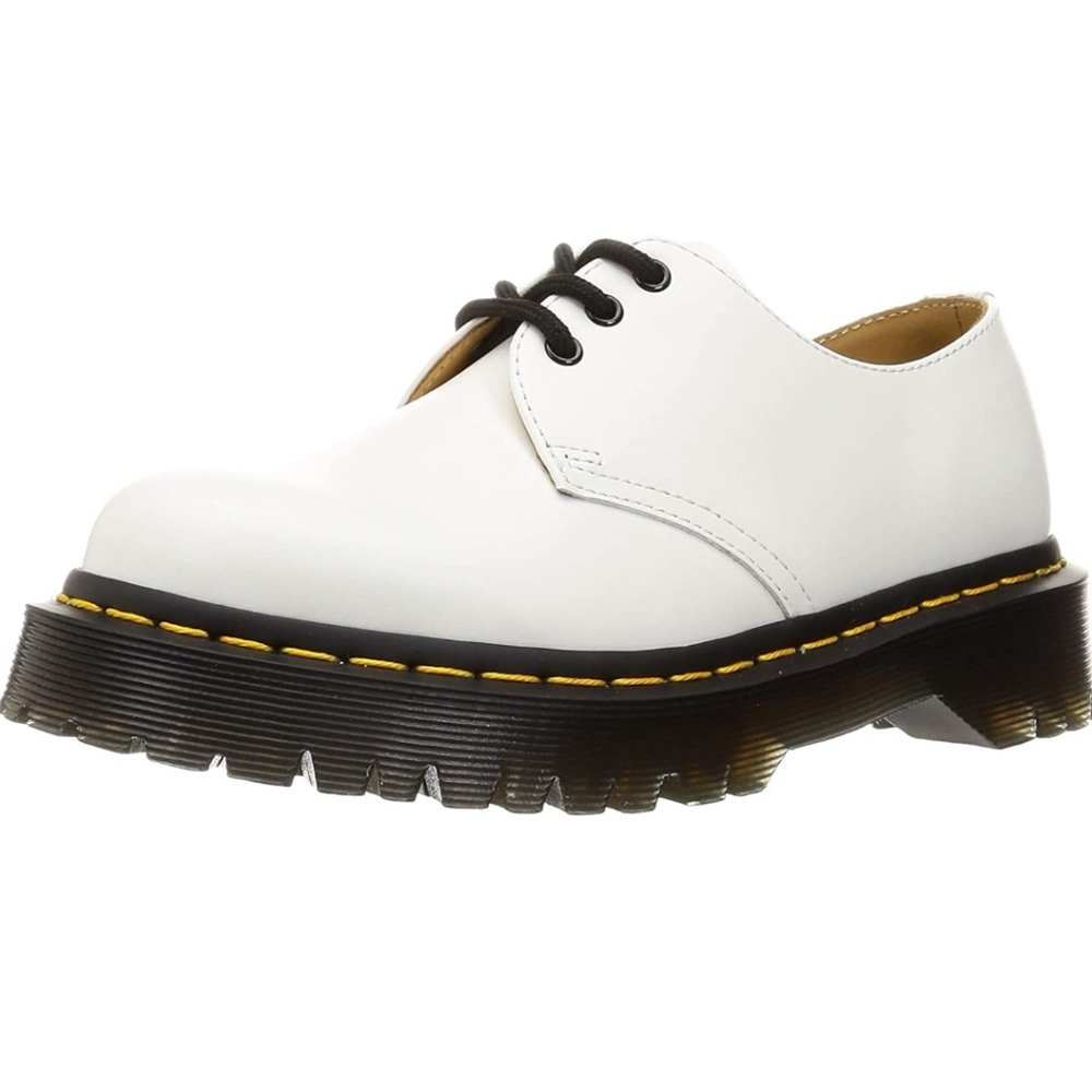 NWOT Dr. Marten's White Bex 1461 Oxford Platform Shoes (10M, 11L)